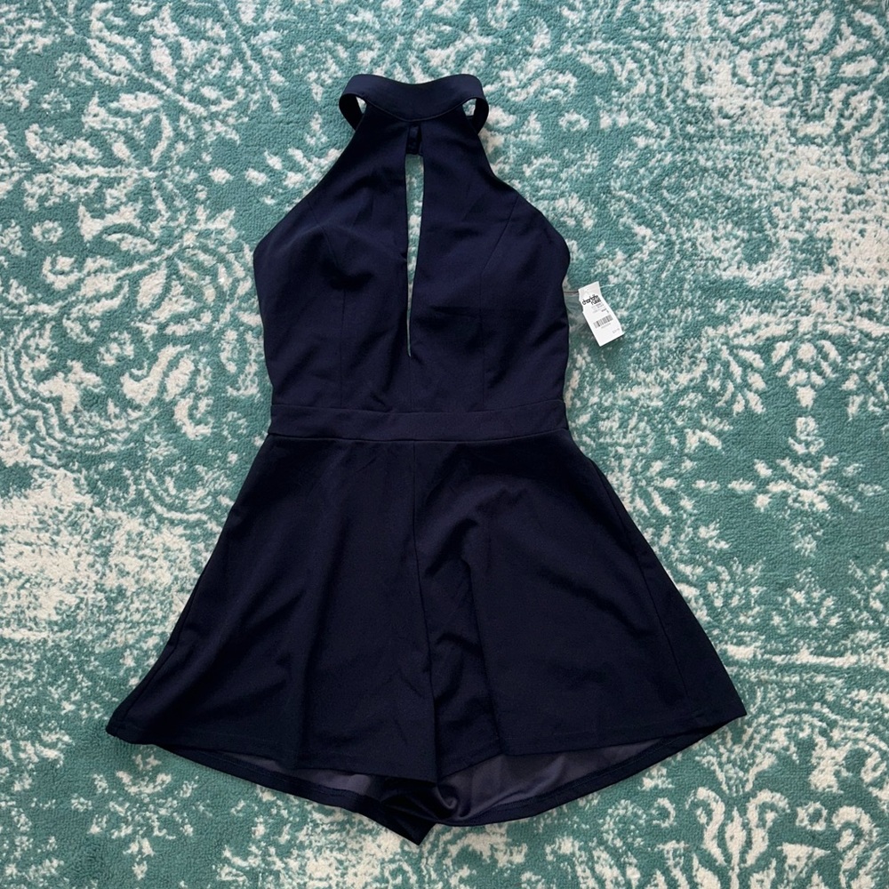 NWT Navy Charlotte Russe Romper